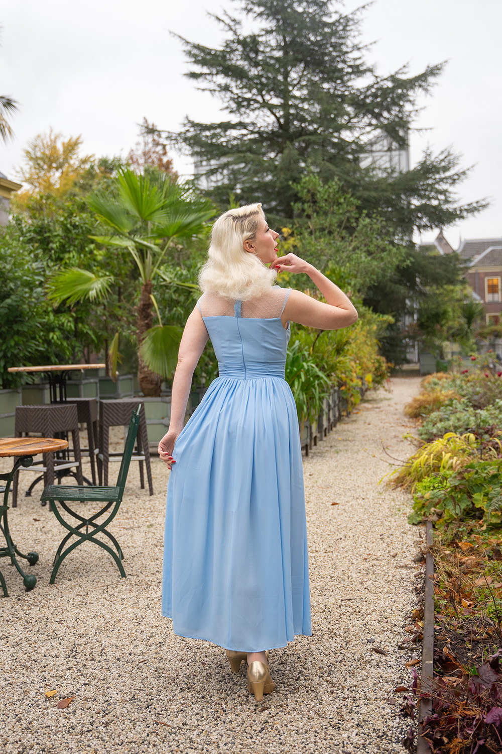 Pippa Sky Blue Bridesmaid Dress